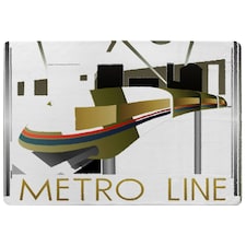 Art Deco Metro Line (Rug) Multi | XL: 160x230cm