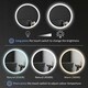 image 4 of kleankin Illuminated Bathroom Mirror with LED Lights, Defogging Film