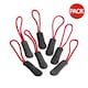 image 1 of Quadra SLX Zip Pulls (Pack of 10) - Red - One Size (UTPC6513)