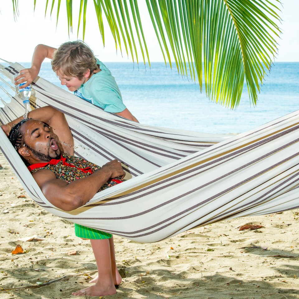 image 1 of Barbados Cappuccino Hammock Multi | Cappuccino
