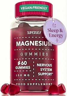SuperSelf Magnesium 150mg Grape Flavour 60 Gummies