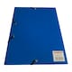 image 10 of Janrax A4 Blue Laminated Card 3 Flap Folder with Elastic Closure