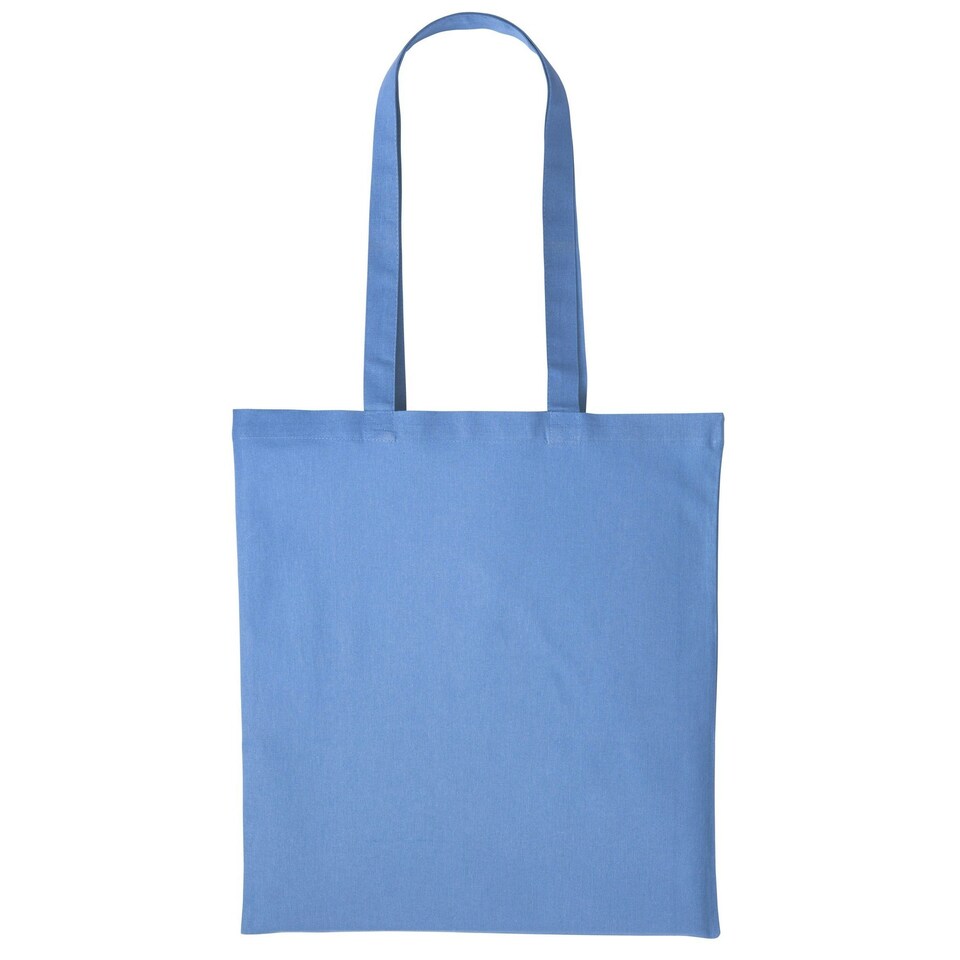 Nutshell Plain Strong Shoulder Shopper Bag - Cornflower Blue - One Size