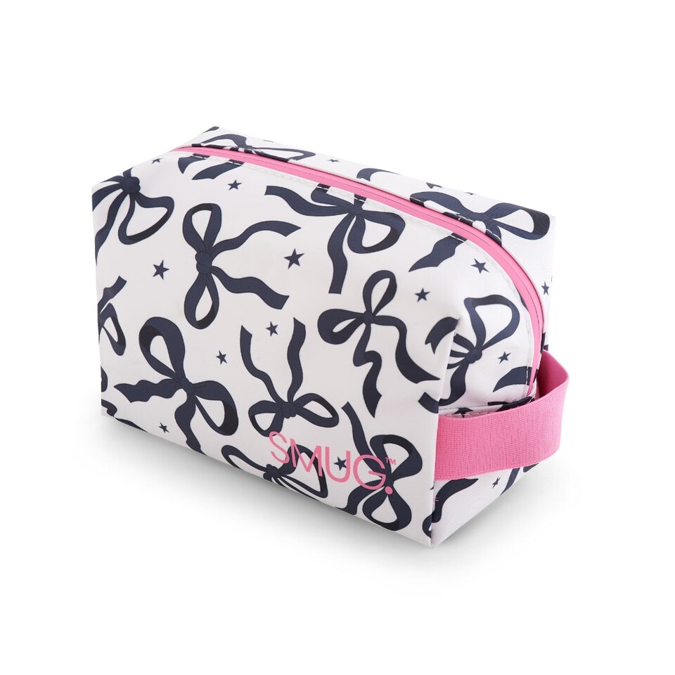 image 1 of SMUG Toiletry Bag - Bows Print