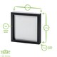 image 4 of Nicola Spring 3D Box Photo Frame - 8 x 8'' - Light Wood
