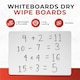 image 2 of Pack of 12 A4 Whiteboards Dry Wipe Boards