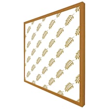 Gold leaf pattern (Picture Frame) Brown | Oak | XS