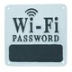 image 1 of Wi-Fi Password Cast Iron Sign Plaque Wall Door House Hotel Bar Cafe Shop Pub