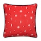 image 3 of Fusion Merry Christmas Deer Filled Cushion Green