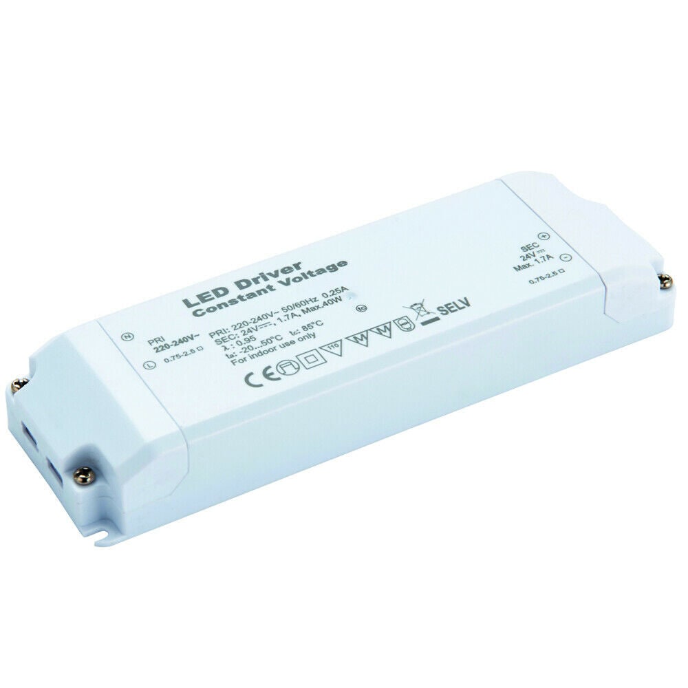 Loops 24V DC 40W Constant LED Driver / Transformer Low Voltage Light Power Converter