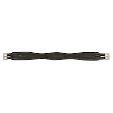Shires Anti-Chafe Elastic Horse Girth - Black - 46in