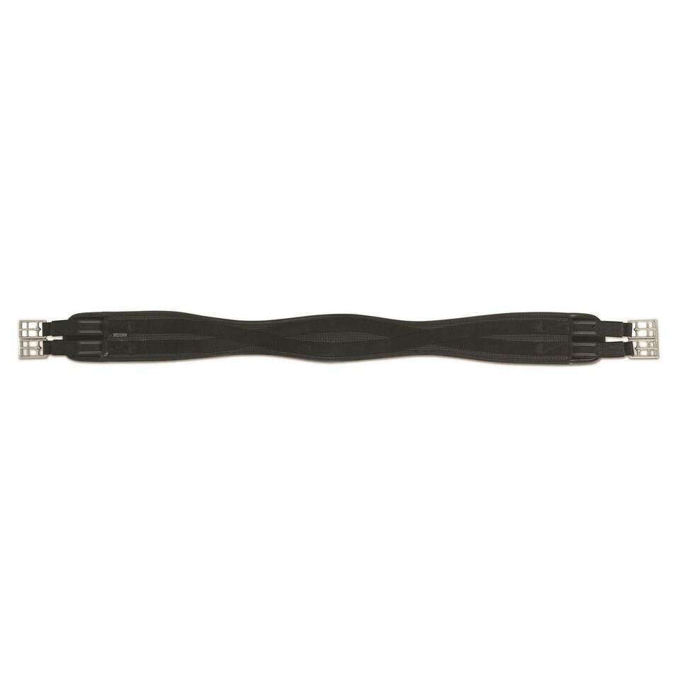 image 1 of Shires Anti-Chafe Elastic Horse Girth - Black - 46in