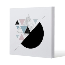 Black & White Geometric (Canvas Print) | Multi