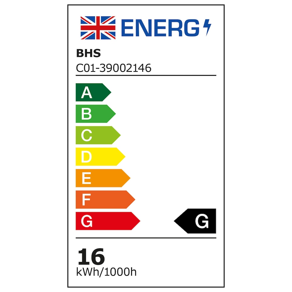 image 1 of BHS Zaha LED Pendant, Black