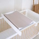 image 1 of Clair de Lune Gingham Anti-Roll Wedge Baby Changing Mat