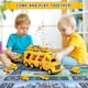 image 6 of Transport Carrier Toy Set with 6 Vehicles, Musical Effects, Educational Gift for Children 3+ Years