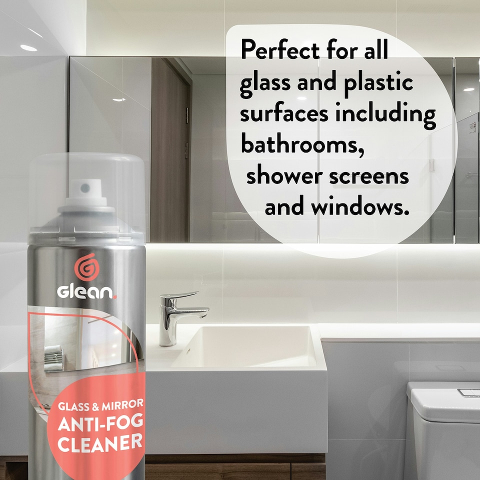 image 1 of Glean Glass Mirror Anti-Fog Cleaner