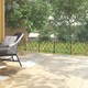 image 6 of Outsunny 61 cm x 3 m Outdoor Picket Fence Panels with Panels, Swirls, Black Black