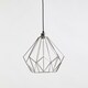 image 5 of Interiors by Premier Wyra Chrome Gold Frame Pendant light