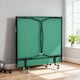 image 8 of SPORTNOW 9FT Folding Table Tennis Table with 8 Wheels, Indoors, Green