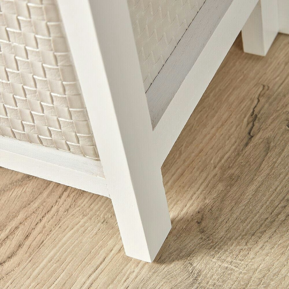 image 1 of Chest Of Drawers Wooden Hallway Storage Home Organiser Fully Assembled White | 4 Drawers