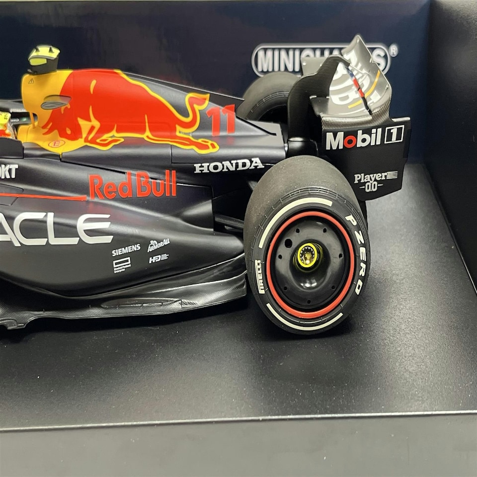 image 1 of Sergio Perez #11 Red Bull Racing RB19 Winner Saudi Arabian GP 2023 1:18 Minichamps 110230111