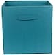 image 1 of 6 Pcs Foldable Fabric Cube Storage Boxes Collapsible Folding Box | Blue | Storm Blue | 6