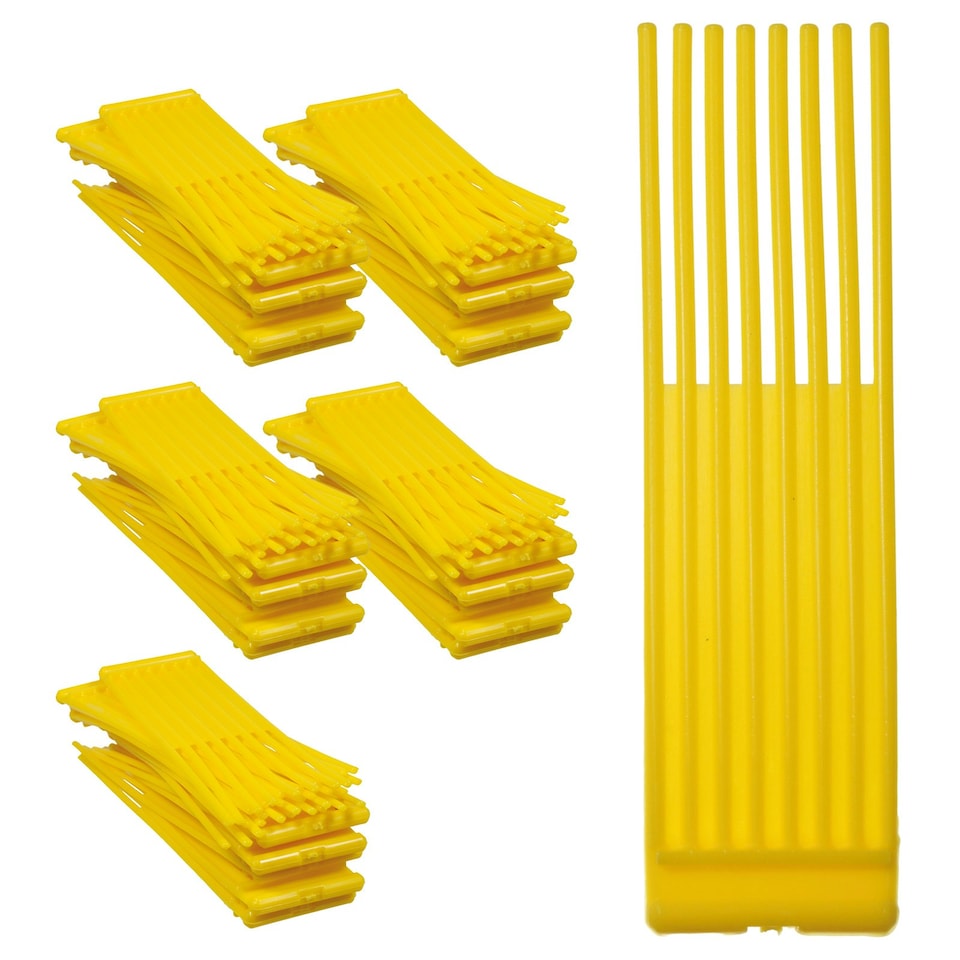 image 1 of SPARES2GO Power Sweeper Brushes for WESTWOOD COUNTAX Lawn Tractor Mower 5086 Bristles x 54