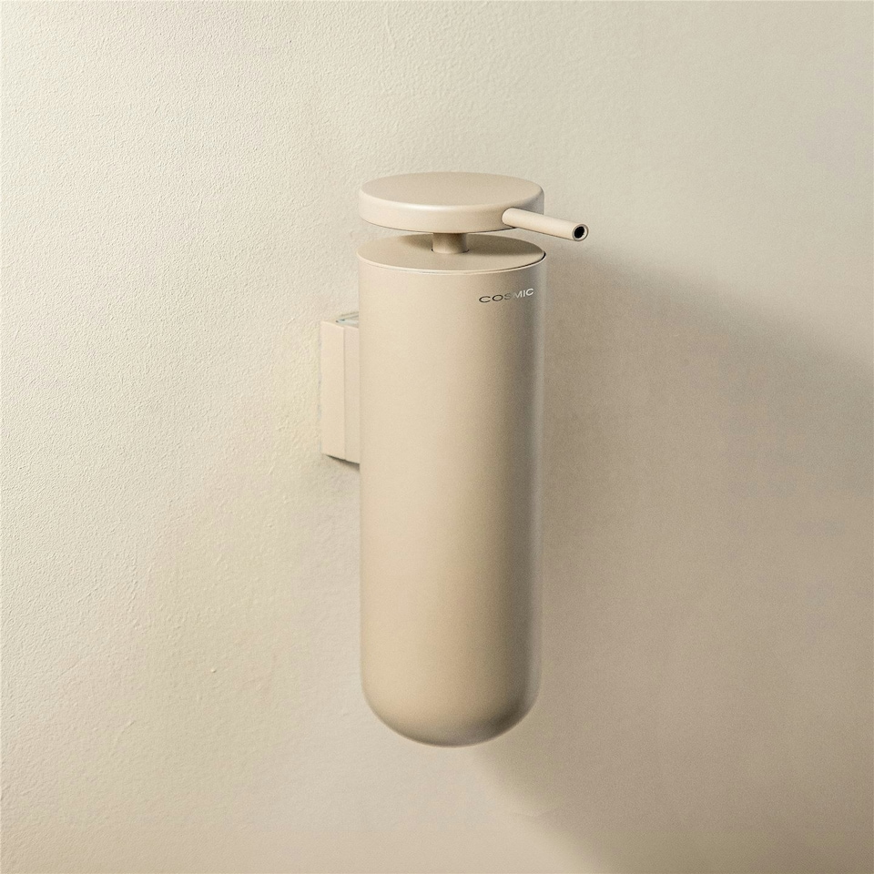 image 1 of Cosmic Dual Smart Fix Soap Dispenser with Durable Stainless Steel for Bathroom