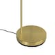 image 5 of Victoria - Satin Brass Floor Lamp with Frosted Glass Shade | Bronze | White | Small | 1
