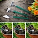image 4 of Stainless Gardening Tools Set (10 Pieces Green)