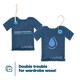 image 8 of Hanging T-Shirt Wardrobe Dehumidifier Bag 2PK