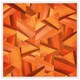 image 5 of Autumn coloured geometric triangle patterns (Picutre Frame) Grey | M