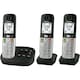 image 2 of Panasonic KX-TGU433EB Cordless Telephone  in Black