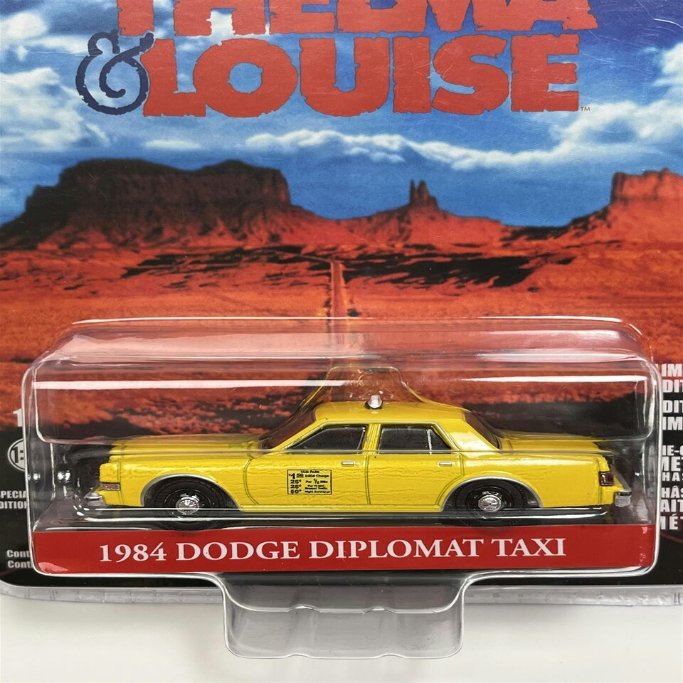 image 1 of Thelma & Louise 1984 Dodge Diplomat Taxi 1:64 Scale Greenlight 44945F
