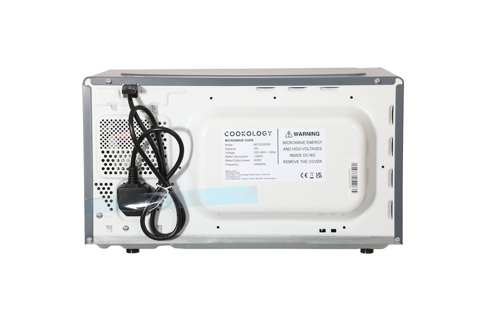 image 1 of Cookology Retro Microwave 800W Freestanding 20L - RETDD20GR Grey