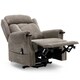 image 3 of Halton Electric Fabric Heavy Duty Single Motor Rise Recliner Lift Mobility Chair (Brown)