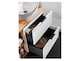 image 7 of Bathroom Vanity Unit 800mm Wall Hung Drawer Cabinet Ribbed Textured Fluted White Modern Floating Sink Unit Adel