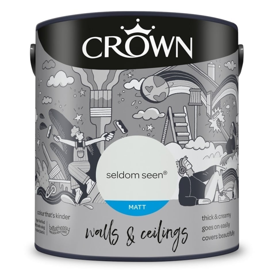 image 1 of Crown Walls & Ceilings Matt 2.5L Seldom Seen