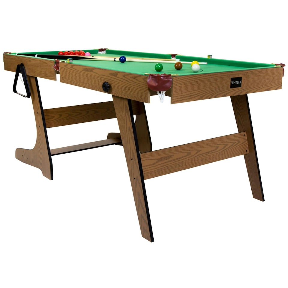 image 1 of Charles Bentley 6ft Premium Pub Style Snooker & Pool Games Table