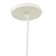 image 3 of Interiors by Premier Bryen White Metal Pendant Light