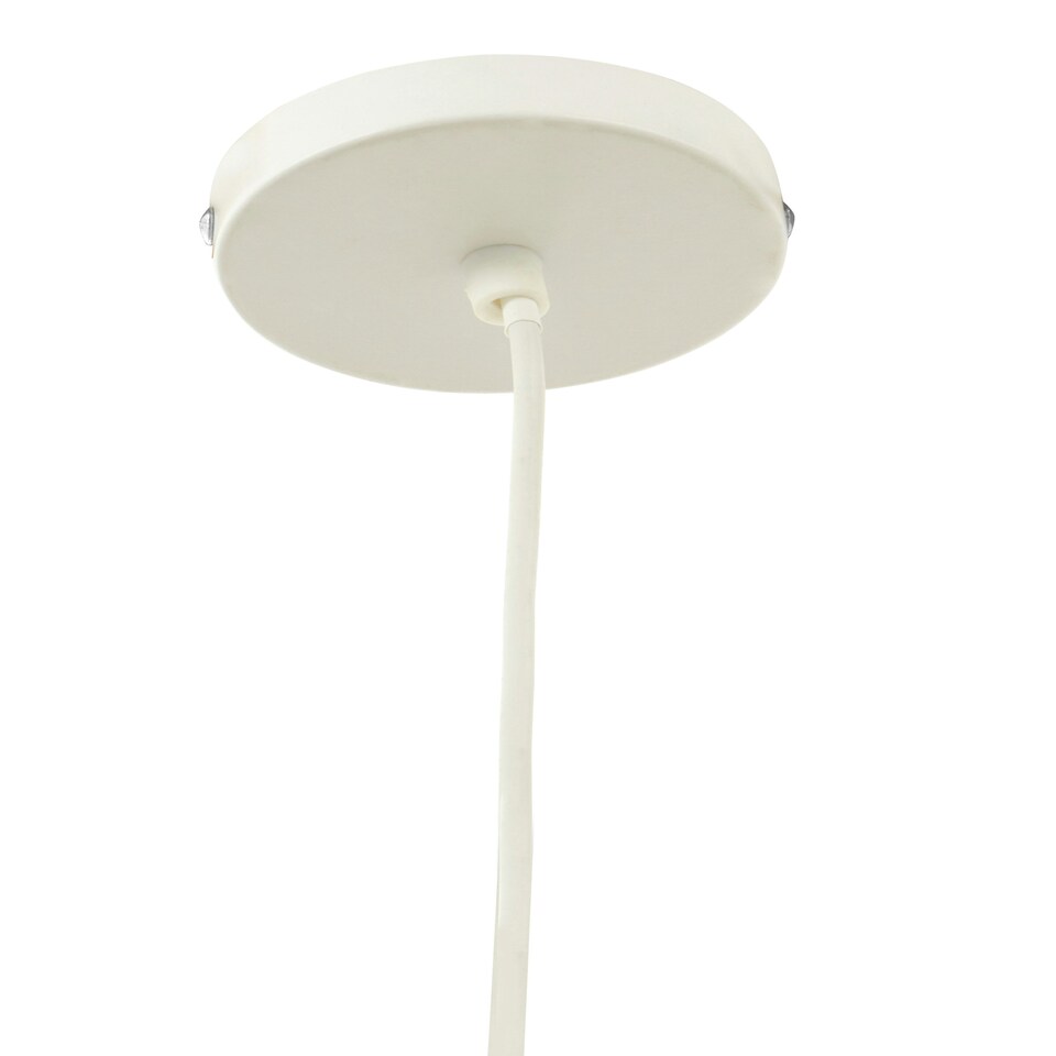 image 1 of Interiors by Premier Bryen White Metal Pendant Light