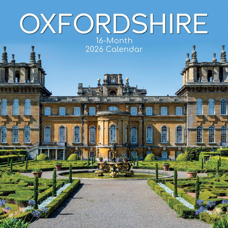 Oxfordshire 2026 Wall Calendar, Gift
