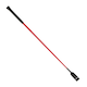 image 2 of Shires Plain Leather Horse Dressage Whip - Red - 26.5in