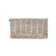 image 2 of Small Wicker Grey Wash Storage Tray | Grey | Grey Wash