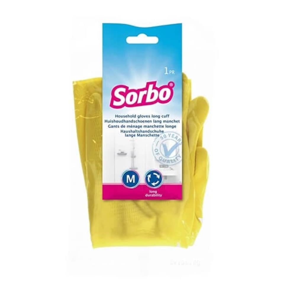 image 1 of Sorbo Household Strong Gloves Medium Yellow
