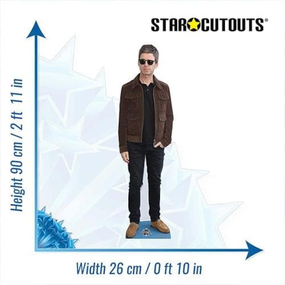 image 1 of Noel Gallagher Star Mini Cardboard Cutout 90cm