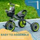image 6 of AIYAPLAY Trike W/ Adjustable Seat Basket, Kids Tricycle for 2-5 Years Old, Black