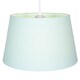 image 2 of Traditional 14 Inch Duck Egg Linen Drum Table-Pendant Lampshade 60w Maximum | Blue