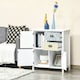 image 7 of HOMCOM 5 Drawer Table Multi-purpose Storage Chest Sideboard Retro Style Entryway